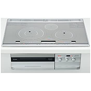 【中古】三菱 【単相200V】 ビルトはたご屋IH煮炊き暖房器 「T316H続きもの」（75珊幅・IH3口） CS-T316HNWSR
