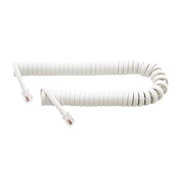 【中古】【未使用未開封】(まとめ) ミヨシ 受話器用カールコード 0.3m クロス結線 白 DC-J403/WH 【×10セット】|AJIMURA-SHOP