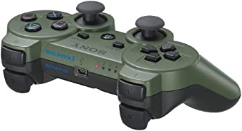 【中古】ワイヤレスコントローラ (DUALSHOCK3) ジャングル・グリーン