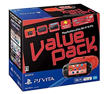 競売 PlayStation Vita Value Pack Wi-Fiモデル レッド ブラック