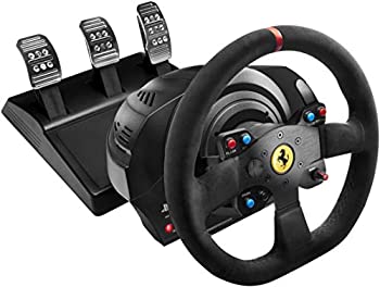 【中古】【未当てはめる未開封】T300 Ferrari Integral Racing Wheel Alcantara Edition