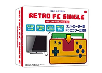 【中古】コントローラー型FC互換機 レトロＦＣシングル ハンディタイプファミコン互換機
