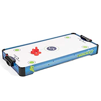 【中古】Sport Squad HX40 40in 時刻表とっ始め エアホッケーテーブル 赤ちゃんと成年者用 ? 電動原動機気違い ? プッシャー2個とエアホッケーパック2個