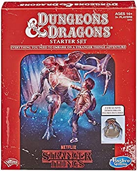 【中古】【未当て嵌める未開封】Hasbro ゲームストレンジャーシングス ダンジョンズ\u0026ドラゴンズ ロールプレイングゲームスターターセット 標準尺度 マルチ色つや E3702