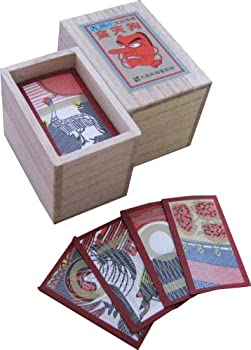 【中古】【未当て嵌める未開封】大石天狗堂 花札 越後花 赤裏