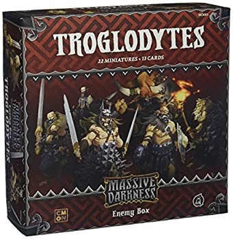 【中古】【未当て嵌める未開封】Massive Darkness: Troglodytes Enemy Box その他-おもちゃ