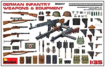 【中古】【未使用未開封】ミニアート 1/35 ドイツ歩兵用 武器&装備品セット プラモデル MA35247