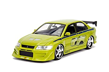 【中古】Jadatoys/ジャダトイズ◇ワイルドスピード/FAST&FURIOUS◇三菱ランサーエヴォリューション◇1/24ダイキャストモデルカー(ランエボ)