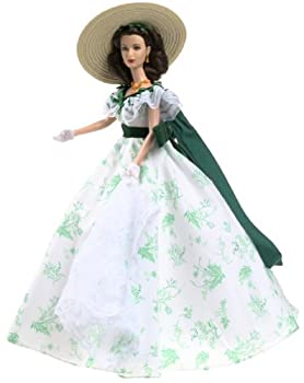 【中古】【未当て嵌める未開封】Scarlett O\u0027Hara Doll - Gone With The wind - Barbecue At Twelve Oaks - Timeless Treasures from Mattel