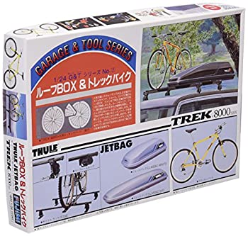【中古】1/24 ルーフBOX&トレックバイク