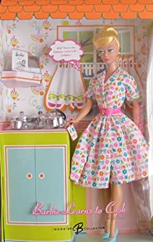【中古】【未使用未開封】Barbie LEARNS TO COOK Doll w Silver Tone Cookware GOLD LABEL (2006)|AJIMURA-SHOP