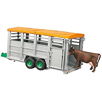 【中古】ブルーダー 農業お役目用トレーラ (図形付き添い人) BR02227