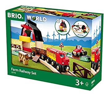 【中古】【未当て嵌める未開封】BRIO (ブリオ) WORLD 農園軌跡仕掛ける [ 木製軌跡 手あそび ] 33719