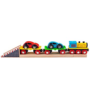 【中古】Bigjigs Wooden Rail Car Loader