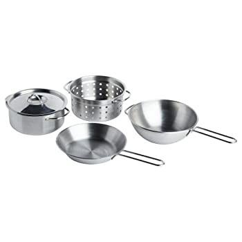 【中古】【未使用未開封】IKEA(イケア) DUKTIG 00167839 調理器具4点セット ステンレスカラー