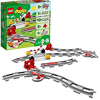 【中古】レゴ(LEGO)デュプロ あそびが広がる! 踏み切り軌跡仕掛ける 10882