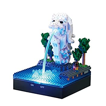 【中古】ナノブロック 光ファイバーLED + マーライオン NBH_158|AJIMURA-SHOP