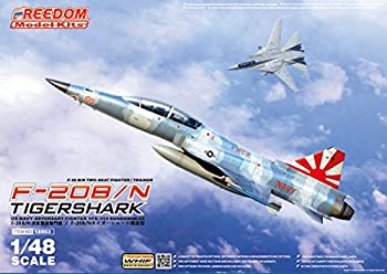 【中古】フリーダムモデルキット 1/48 F-20B/N タイガーシャーク 複座戦闘機/練習機 もしもバージョン プラモデル FRE18003｜AJIMURA-SHOP
