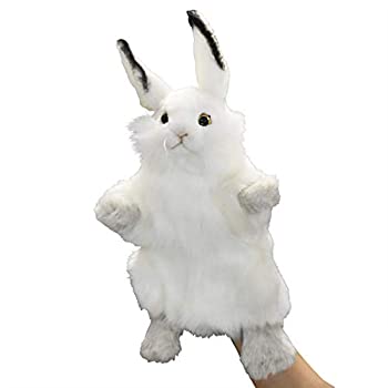 【中古】【未当て嵌める未開封】BH7156 HANSA シロ家兎 ハンドパペット