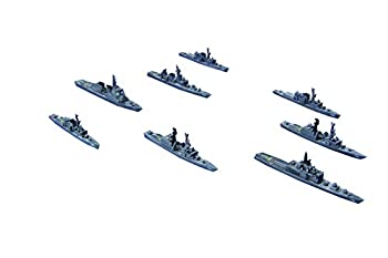 【中古】フジミ模型 1/3000 集める軍艦シリーズ No.36 海上自衛隊第３護衛隊群(1998年) プラモデル 軍艦36