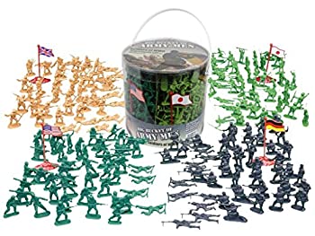 【中古】【未使用未開封】アーミーメンアクションフィギュア　第二次世界大戦兵士　アーミーソルジャービックバケツ　200以上セット