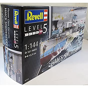 【中古】ドイツレベル 1/144 フラワー級コルベット HMCSスノーベリー プラモデル 05132|AJIMURA-SHOP