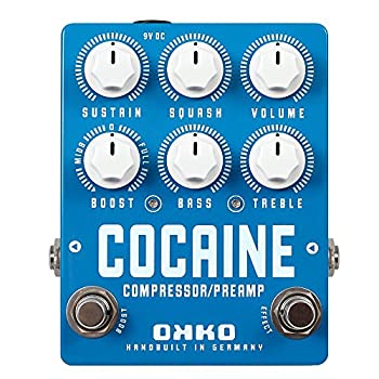【中古】【未使用未開封】OKKO COCAINE コンプレッサー＆ Pre Amp ペダル[国内正規品]