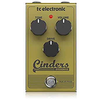 【中古】tc electronic アナログオーバードライブペダル アナログ回路 ピッキングニュアンス応答 チューブライクサウンド CINDERS OVERDRIVE