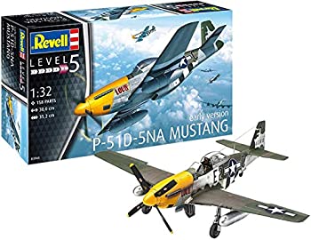 【中古】ドイツレベル 1/32 アメリカ陸軍 航空隊 P-51D ムスタング プラモデル 03944｜AJIMURA-SHOP 10,151円