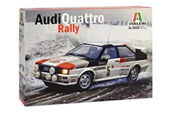 【中古】イタレリ 1/24 アウディ クワトロ 1981 モンテカルロラリー 日本語説明書付属 プラモデル IT3642