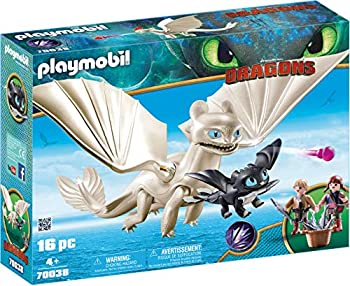 【中古】Playmobil 70038 DreamWorks Light Fury with Baby Dragon and Children Various｜AJIMURA-SHOP