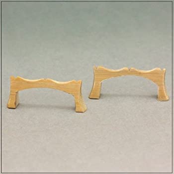 【中古】【未使用未開封】沖縄三線用 デザインウマ（竹製）2個セット 【送料無料】 三線工房まちだ屋
