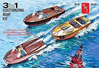 【中古】【未使用未開封】AMT 1/25 カスタマイジング・ボート(3イン1キット)