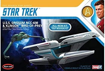 【中古】【未使用未開封】ポーラライツ 1/1000 スタートレック U.S.S. グリソム&クリンゴン バード・オブ・プレイ