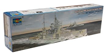 【中古】【未使用未開封】トランペッター 1/350 イギリス海軍戦艦 HMS クィーン・エリザベス プラモデル