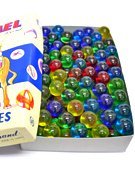 【中古】【未使用未開封】ビー玉 カラーマーブルMix 17mm 200入