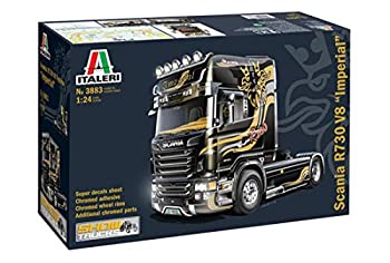 【中古】【未使用未開封】イタレリ 1/24 スカニア V8 トップライン &ldquo;インペリアル" トラクターヘッド プラスチックモデルキット IT3883｜AJIMURA-SHOP