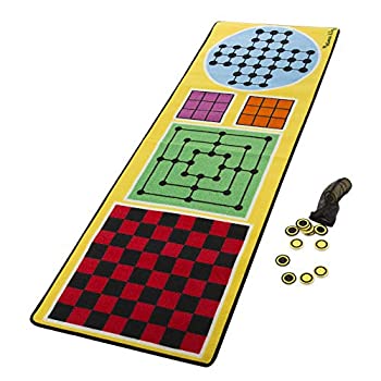【中古】【未使用未開封】Melissa & Doug 4?- in - 1?Game Rug ( 78.5?X 26.5インチ)???4ゲームボードゲーム、36?Pieces