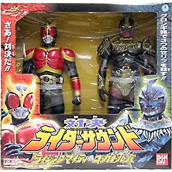 【中古】【未当て嵌める未開封】見せ掛けライダークウガ 対抗馬のり物音 ライジングマイティVSゴガドルバ