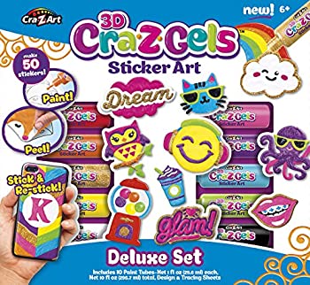 【中古】【未使用未開封】Cra-Z-Art CRA-Z-Gels デラックスセット DIYステッカーキット