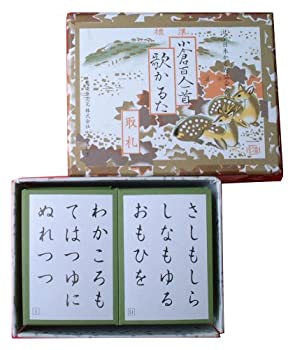 【中古】小倉百人一首 歌かるた 標準尺度取札