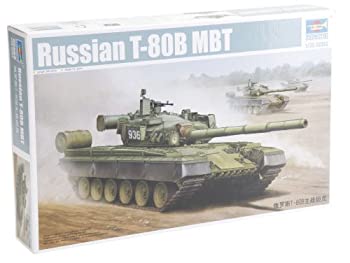 【中古】【未使用未開封】トランペッター 1/35 ソビエト軍 T-80B 主力戦車 プラモデル|AJIMURA-SHOP
