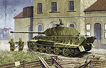 【中古】プラッツ 1/35 第二次世界大戦 ドイツ軍 キングタイガー ポルシェ砲塔 w/ツィメリットコーティング DR6302 プラモデル|AJIMURA-SHOP