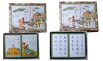 【中古】小倉百人一首 歌かるた 標準尺度取札・読札 組