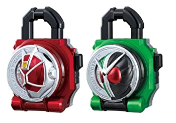 【中古】仮面ライダー鎧武 (ガイム) DXウィザード&W (ダブル) ロックシードセット