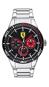 【中古】【輸入品・未使用】Ferrari メンズクォーツ腕時計 ステンレススチールストラップ シルバー 22.3  (モデル:0830589)｜AJIMURA-SHOP