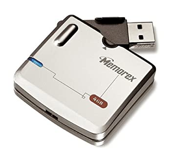 中古 輸入品 未使用 Memorex 4 Gb Hdd Usb 2 0 Mega Travel Drive Arganita Tn