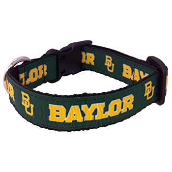 NCAA ベイラーベアーズ カレッジエイト 犬用首輪 (L)