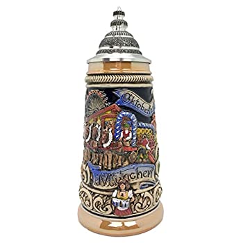 中古 輸入品 未使用 ミュンヘン ゾラー ボーンのオクトーバーフェストマグ 0 9リットル ドイツ製 収集価値のあるセラミックビールジョッキ Mozago Com