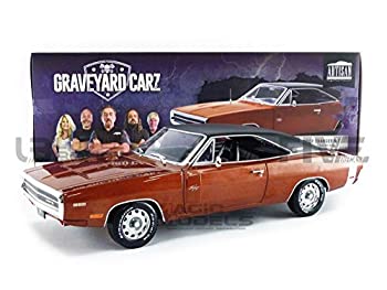 中古 輸入品 未使用 ミニカー アメ車 1 18 ダッジ チャージャー Greenlight Dodge Charger R T 1970 Graveyard Carz Brown Matt Black Mozago Com